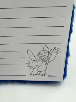 PAMIĘTNIK PLUSZOWY STICH Paso Lilo i Stitch Disney niebieski z kłódką