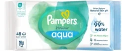 PAMPERS Harmonie AQUA Chusteczki nawilżane dla dzieci op. 9x48 szt
