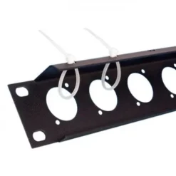 Panel maskujący zaślepka 12 gniazd XLR Rack 19 1U stal Adam Hall 872215