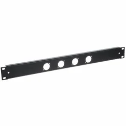 Panel maskujący zaślepka 4 gniazd XLR Rack 19 1U Aluminium Thon 4XLR 90°