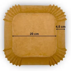 Papier do pieczenia wkładki do frytkownicy 20 cm Berdsen - 100 szt