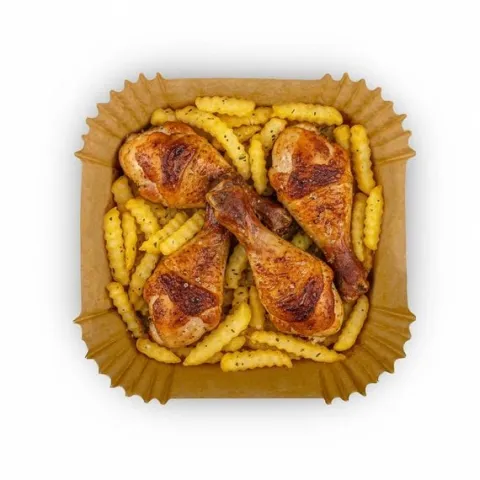Papier do pieczenia wkładki do frytkownicy 20 cm Berdsen - 100 szt
