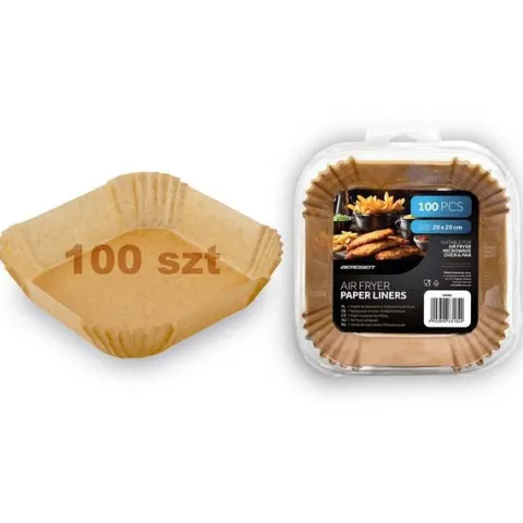 Papier do pieczenia wkładki do frytkownicy 20 cm Berdsen - 100 szt