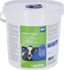 Papier do wymion w wiadrze Uddero Clean, 20 x 20 cm, 800 szt., Kerbl