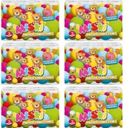 Papier toaletowy 24R MIŚKI 2W MIX - 144 Rolki