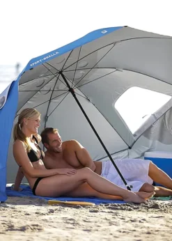 Parasol namiot plażowy samorozkładający uv wędkarski z podłogą duży xxl
