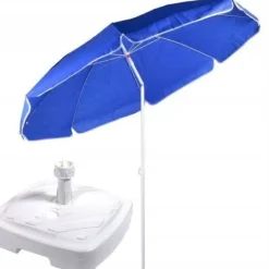 Parasol ogrodowy TNT 180 cm - niebieski