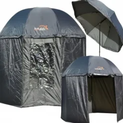 PARASOL WĘDKARSKI PEŁNY NAMIOT 250CM GUMA PARASOL DLA ZADAŃ SPECJALNYCH