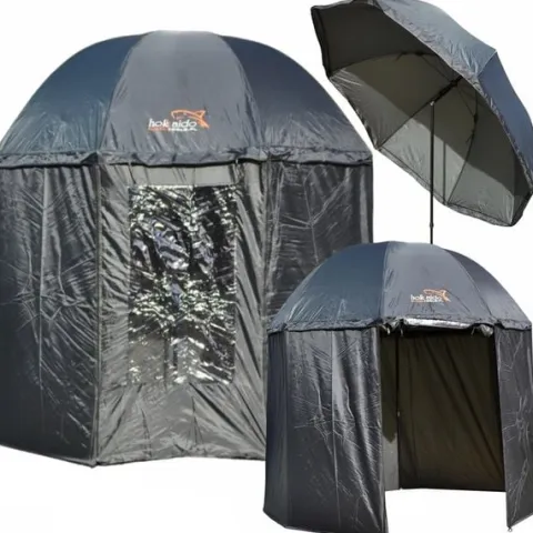 PARASOL WĘDKARSKI PEŁNY NAMIOT 250CM GUMA PARASOL DLA ZADAŃ SPECJALNYCH