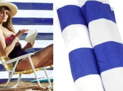 PARAWAN PLAŻOWY POLSKI 8 m 800X105CM navy