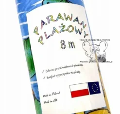PARAWAN PLAŻOWY POLSKI 8 m 800X105CM navy