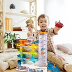 Parking Garaż Wielopoziomowy Z Windą Do Samochodów 6 Autek Dla Chłopca