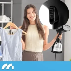 PAROWNICA DO UBRAŃ ŻELAZKO PAROWE STEAMER PAROWY ZESTAW AKCESORIA KLIPS 7w1