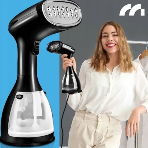 PAROWNICA DO UBRAŃ ŻELAZKO PAROWE STEAMER PAROWY ZESTAW AKCESORIA KLIPS 7w1