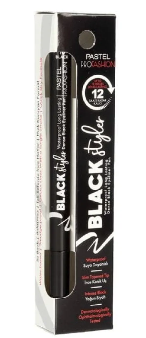 PASTEL Pro Fashion Black Styler Eyeliner w pisaku czarny 1.1ml