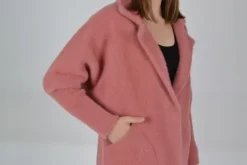 Płaszczyk damski ALPAKA oversize MODEL MNIEJSZY