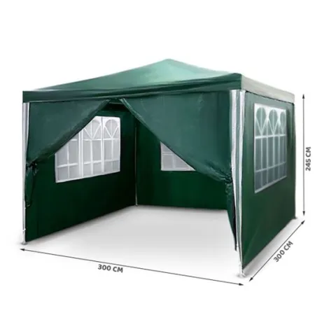 Pawilon ogrodowy zielony 3x3m 4935