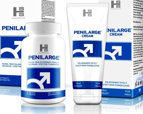 PENILARGE 60TAB + KREM POWIĘKSZENIE PENISA EREKCJA ZESTAW ZWIĘKSZAJACY