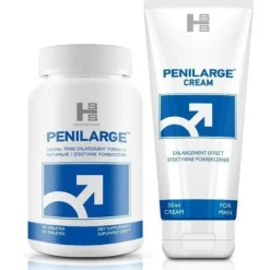 PENILARGE 60TAB + KREM POWIĘKSZENIE PENISA EREKCJA ZESTAW ZWIĘKSZAJACY