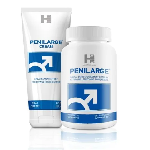 PENILARGE 60TAB + KREM POWIĘKSZENIE PENISA EREKCJA ZESTAW ZWIĘKSZAJACY