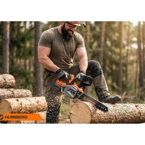 Piła łańcuchowa 12" akumulatorowa pilarka do drewna Humberg HM-436