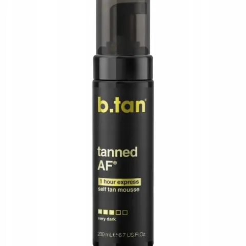 Pianka Samoopalająca Najmocniejsza efekt w 1 godzinę b.tan Tanned AF 200ml