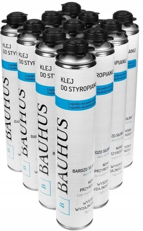 PIANOKLEJ DO STYROPIANU 710ml EPS XPS mocny Piana Bauhus zestaw 11 sztuk