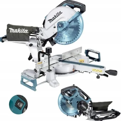 Piła UKOŚNICA z przesuwem ukosowa 1450W 260mm ŁAGODNY ROZRUCH Makita