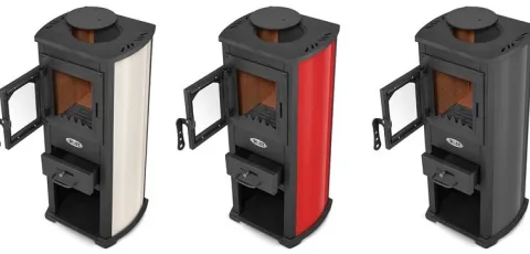 Piec żeliwny koza kominek BLIST EKONOMIK LUX 6,6kW