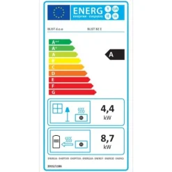 Piec piecyk kominek koza z płaszczem wodnym kocioł CO BLIST B2E