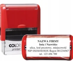 PIECZĄTKA automatyczna 47x18 COLOP C30 nazwa firmy imię nazwisko