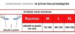 PIELUCHOMAJTKI PAMPERSY DLA DOROSŁYCH KAREIN CLASSIC M 30 SZTUK