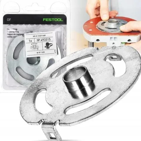 Pierścień Kopiujący 17mm Do Frezarki Górnowrzecionowej Festool KR-D 17,0/OF