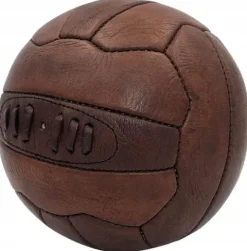 Piłka skórzana retro vintage MT2017 futbol dekoracyjna skóra