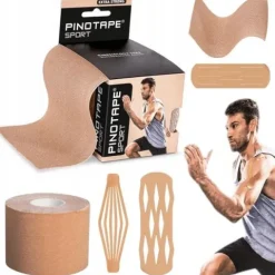 PINOTAPE wodoodporny tejp tape 7,5 cm x 5 m Beżowy