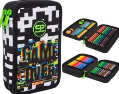 Piórnik dwukomorowy z wyposażeniem CoolPack Jumper
