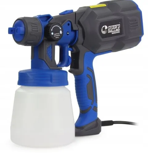 PISTOLET AGREGAT MALARSKI DO MALOWANIA ŚCIAN 550W 3 DYSZE ZESTAW + OKULARY