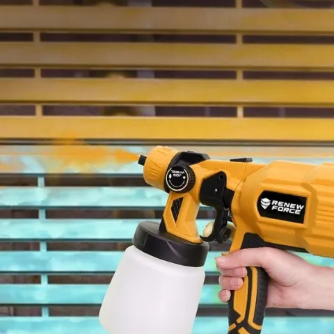 Pistolet Do Malowania Ścian Elektryczny Agregat Malarski 3 Dysze 70DIN 550w