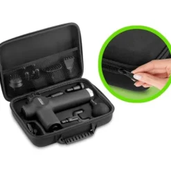Pistolet do masażu ciała 8 nakładek NS-501 Neo-sport czarny