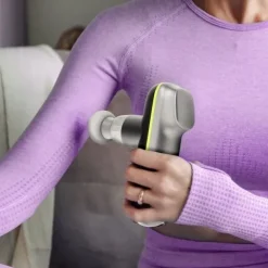Pistolet do masażu Masażer do PLECÓW CIAŁA Massage Gun 4 KOŃCÓWKI +GRZANIE