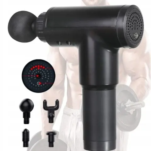 PISTOLET DO MASAŻU MOCNY MASAŻER DO CIAŁA PLECÓW MASSAGE GUN PRO AKUMULATOR