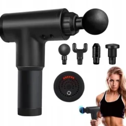 PISTOLET DO MASAŻU MOCNY MASAŻER DO CIAŁA PLECÓW MASSAGE GUN PRO AKUMULATOR