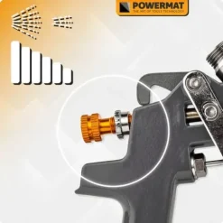 PISTOLET LAKIERNICZY DO MALOWANIA LAKIEROWANIA HVLP 1,4 MM ZBIORNIK 600 ML