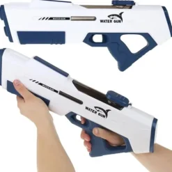 Pistolet Wodny Elektryczny Karabin na Wodę Automat Miotacz Biały
