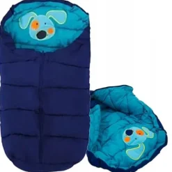 Śpiworek do wózka 4w1 DOG NAVY-BLUE