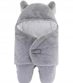 Śpiworek otulacz Petit Ours szary 0-6 miesięcy