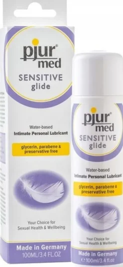 pjur med SENSITIVE Glide Waterbased 100 ml