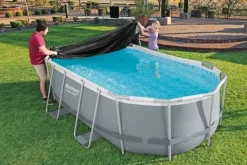 Plandeka do basenu ze stelażem 427 x 250 cm pokrywa Bestway 58425
