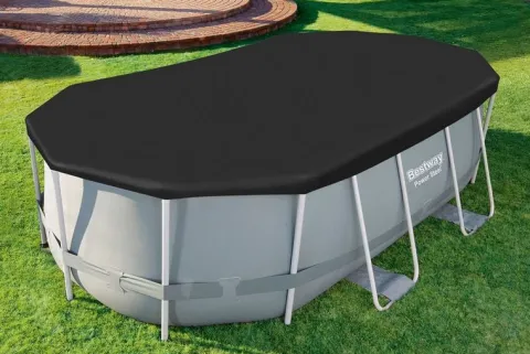 Plandeka do basenu ze stelażem 427 x 250 cm pokrywa Bestway 58425