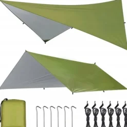PLANDEKA NA HAMAKI, PLANDEKA NAMIOTOWA, SCHRONIENIE, MATA POD NAMIOT, 3X3M